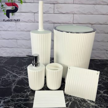 ست سرویس بهداشتی بادبزنی  گرد زبرا همارا - Image 6