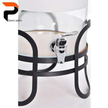 کلمن شیشه ای 5.5 لیتری دورحاشیه شفاف - Image 4