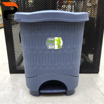 سطل پدالی 4 گوش 18 لیتری بزرگ بامبو لیمون - Image 2