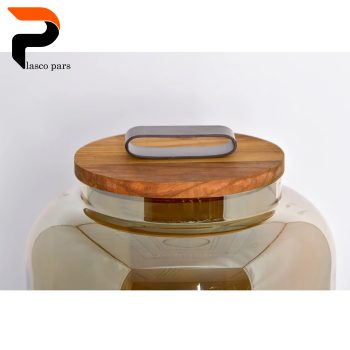 کلمن شیشه ای 7 لیتری شامپاینی ساده - Image 5