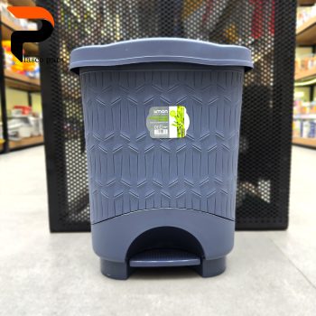 سطل پدالی 4 گوش 18 لیتری بزرگ بامبو لیمون - Image 3