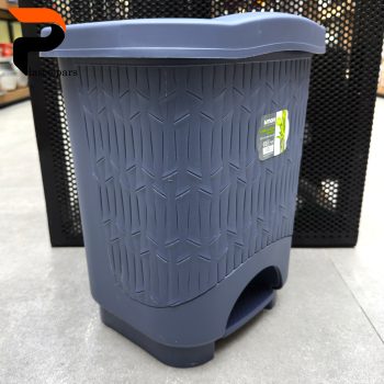 سطل پدالی 4 گوش 18 لیتری بزرگ بامبو لیمون - Image 6