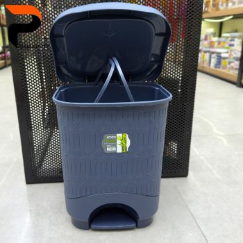 سطل پدالی 4 گوش 18 لیتری بزرگ بامبو لیمون - Image 4