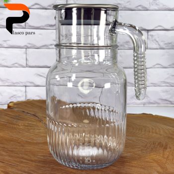 پارچ 1.5 لیتری شیاردار درب استیل لیمون - Image 5