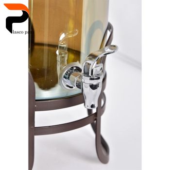 کلمن شیشه ای 7 لیتری شامپاینی ساده - Image 2