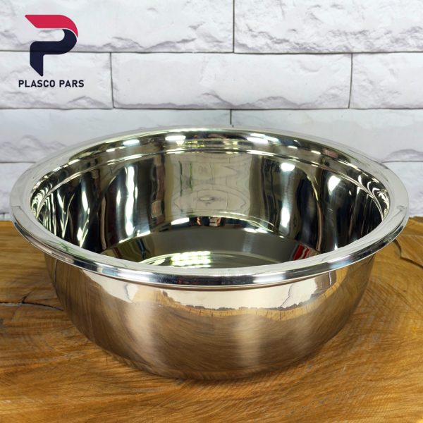 لگن استیل سایز 30 گرد