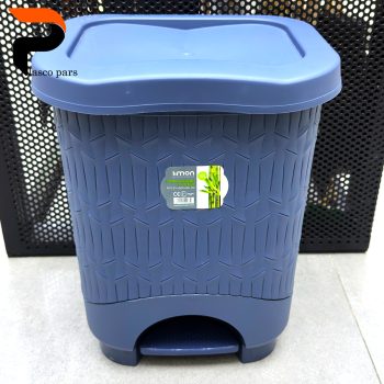 سطل پدالی 4 گوش 18 لیتری بزرگ بامبو لیمون - Image 8