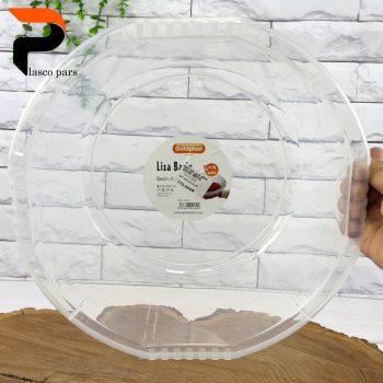 لگن گرد لیزا شفاف 2 گلد - Image 2