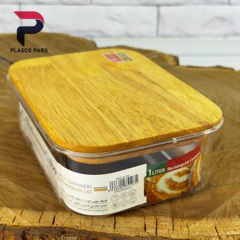 ظرف مستطیل 1 درب چوبی هانی لند زیبا - Image 2