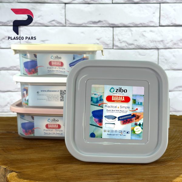 ظرف فریزری مربع 750 باراکا زیبا