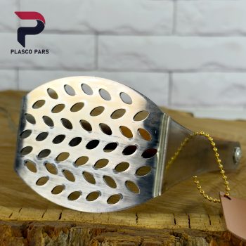 پوره کن استیل دسته کوتاه چوبی بدیس - Image 4