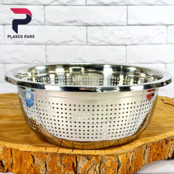 آبکش استیل سایز 28 گرد - Image 5