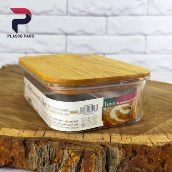 ظرف مستطیل 1 درب چوبی هانی لند زیبا - Image 4