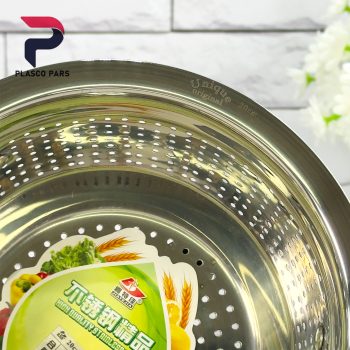 آبکش استیل ضخیم دسته دار سایز 20 - Image 3