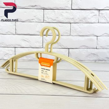 آویز لباس 3  عددی آرینا گلد - Image 2