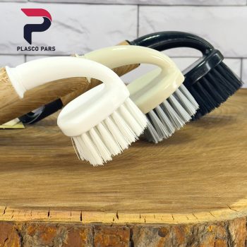 برس سینک گرد دسته چوبی دومان - Image 2