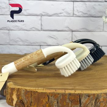 برس سینک گرد دسته چوبی دومان - Image 3