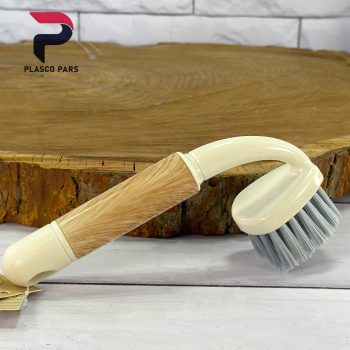 برس سینک گرد دسته چوبی دومان - Image 4