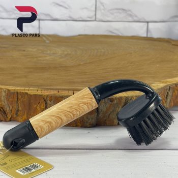 برس سینک گرد دسته چوبی دومان