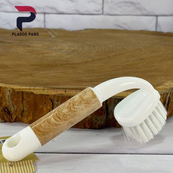 برس سینک گرد دسته چوبی دومان - Image 7