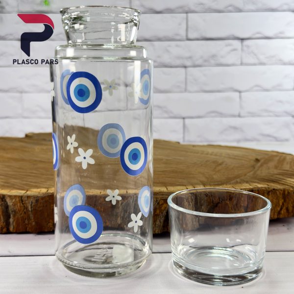 بطری و لیوان 800 میل چاپدار لیمون