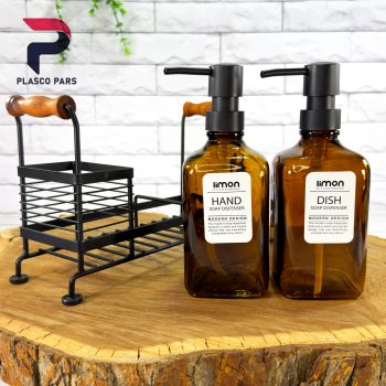 ست جامایع شیشه ای دوقلو استنددار لیمون - Image 2