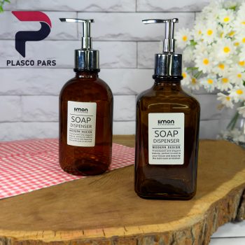 جامایع شیشه ای قهوه ای لیمون - Image 4