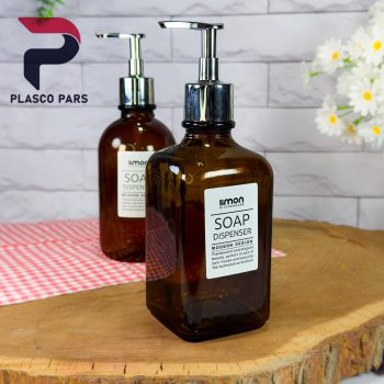 جامایع شیشه ای قهوه ای لیمون - Image 2