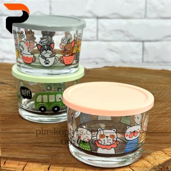 ست 3 عددی ظرف شیشه ای 190 لیمون - Image 4