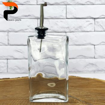 روغن ریز کتابی شیشه ای سرریز