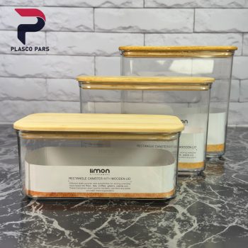 بانکه سارینا مستطیل در چوبی سایز 3 لیمون