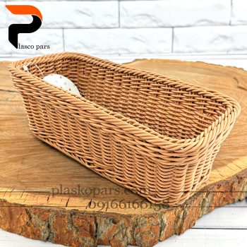 سبد بافت بهار پارچه دار زیبا - Image 5