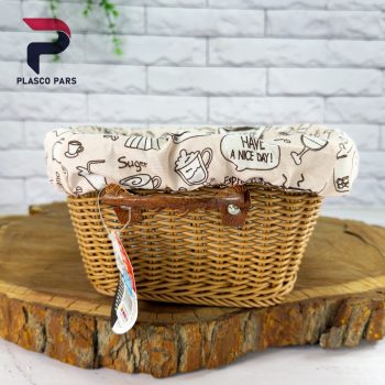 سبد بافت چاواش پارچه دار 2زیبا - Image 5