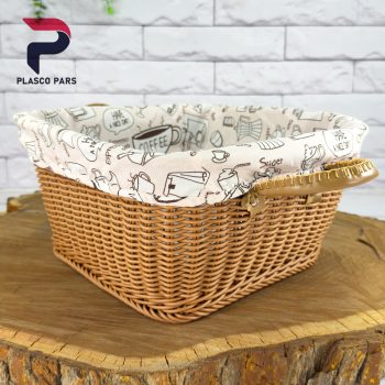 سبد بافت چاواش پارچه دار 1 زیبا - Image 5