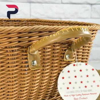 سبد بافت چاواش پارچه دار 1 زیبا - Image 2