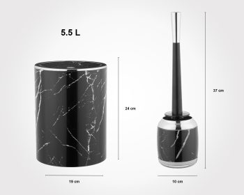 ست سرویس بهداشتی 2جداره ماربل رمانتیک لیمون - Image 9