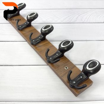 دیوارکوب 5 شاخ چوبی - Image 2