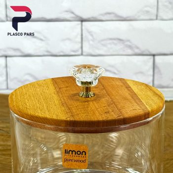 شکلات خوری اکرولیک 1 طبقه درب چوبی لیمون - Image 5