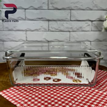 شکلات خوری مستطیل شیشه 2.250 لیمون - Image 5