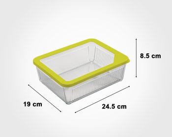 ظرف شیشه ای 2.25 شیاردار لیمون - Image 9