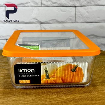 ظرف شیشه ای 2.25 شیاردار لیمون - Image 8