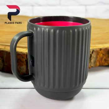 لیوان دو رنگ هاشوردار 1 زیبا - Image 4