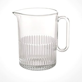 پارچ شیشه ای شیاردار لیمون - Image 4