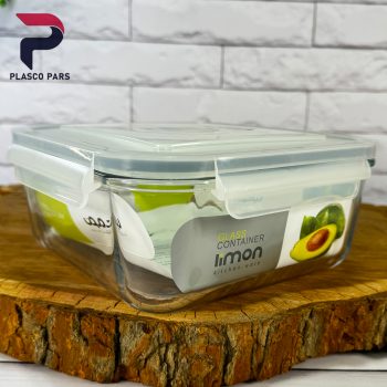 ظرف شیشه ای 2.3 مربع  لیمون - Image 6