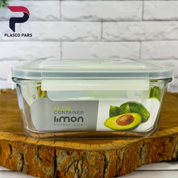 ظرف شیشه ای 2.3 مربع  لیمون - Image 7