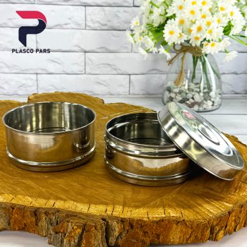 ظرف غذای استیل دو طبقه - Image 2