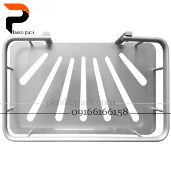 جاشامپویی مستطیل 1 طبقه سینی دار نقره ای