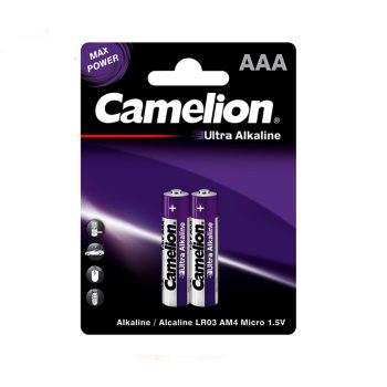 باتری نیم قلمی آلکالاین 2 عددی CAMELION