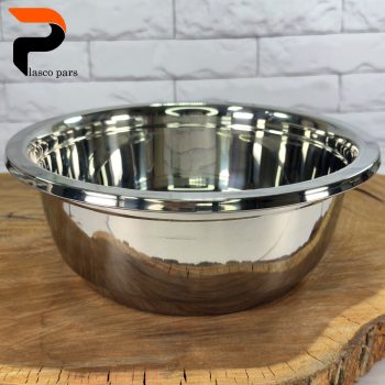 لگن استیل سایز 26 گرد - Image 5