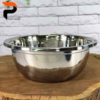 لگن استیل سایز 28 گرد - Image 2